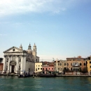 Достопримечательности на Canale della Giudecca в Венеции.
